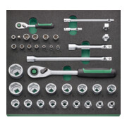 Stahlwille Ensemble d'outils avec chariot d'atelier n°95/250QR Tiroir 7 anthracite, RAL 7016 250 pcs-4