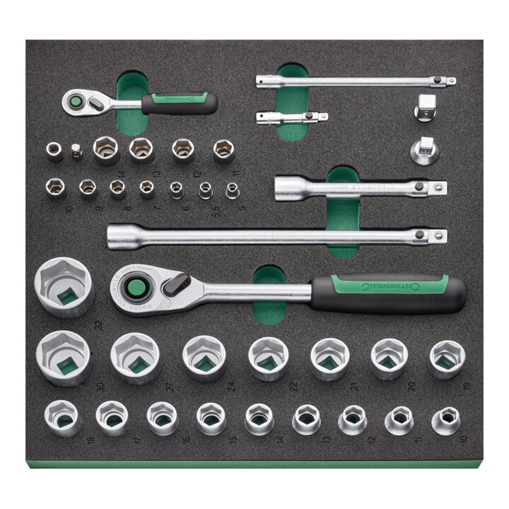 Stahlwille Ensemble d'outils avec chariot d'atelier n°95/250QR Tiroir 7 anthracite, RAL 7016 250 pcs