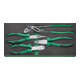 Stahlwille Ensemble d'outils avec chariot d'atelier n°95/250QR Tiroir 7 anthracite, RAL 7016 250 pcs