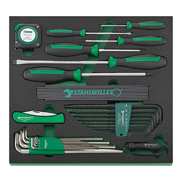 Stahlwille Ensemble d'outils avec chariot d'atelier n°95/250QR Tiroir 7 anthracite, RAL 7016 250 pcs
