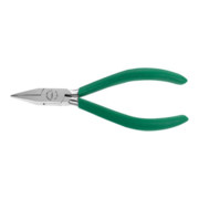Stahlwille Feinmechaniker-Greifzange L.130 mm Kopf verchromt Griffe Ku.Hülle geraut-1