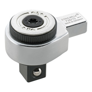 Stahlwille Feinzahn-Einsteckknarre Gr.20 Außen-4kant 1/2 '' Werkzeugaufnahme 14x18 mm M N·m 300 Nm