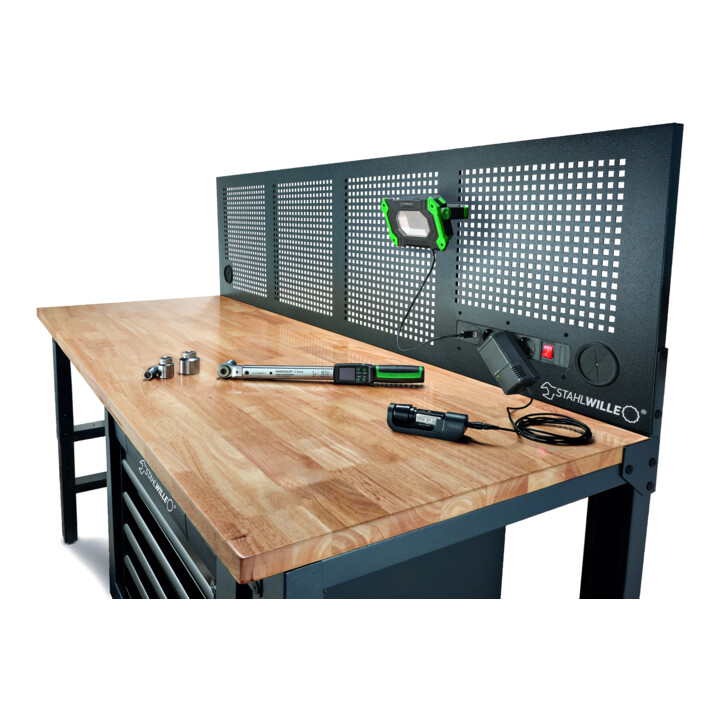 Stahlwille Höhenverstellbare Werkbank WB 630, Breite 200 cm