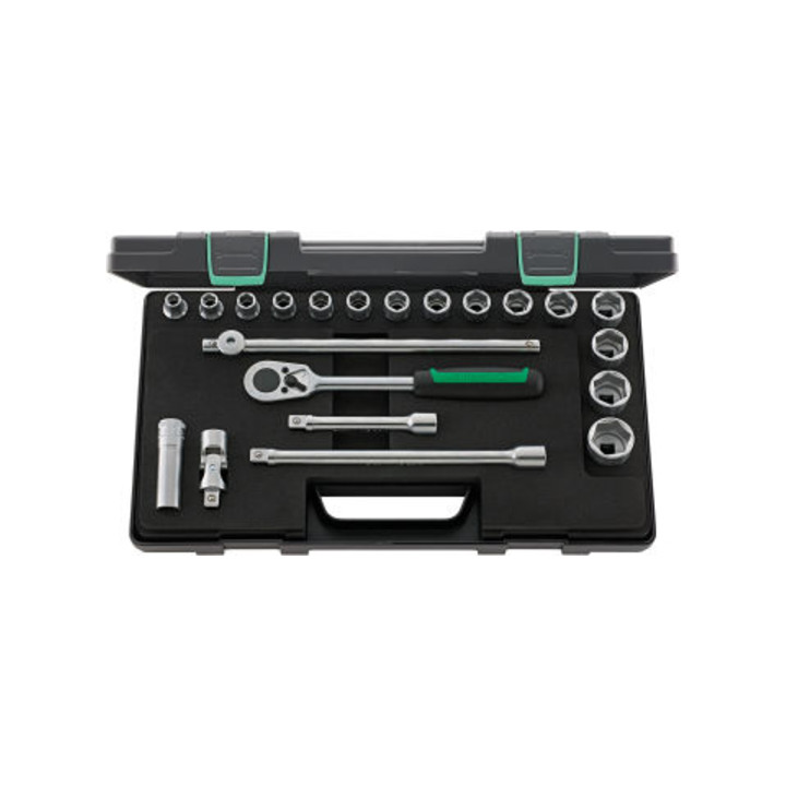STAHLWILLE Jeu de clés à douilles, carré 1/2″ 21 pièces