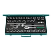 STAHLWILLE Jeu de douilles métrique/pouces, carré 1/2 pouce 45 pièces
