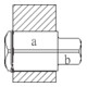 Stahlwille Kalibrier-Vierkant-Verbindungsteil Gr.11 f.Nr.734/4 L.24,7mm-3