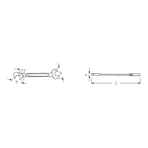 Stahlwille Doppelmaulschlüssel Electric Metrisch