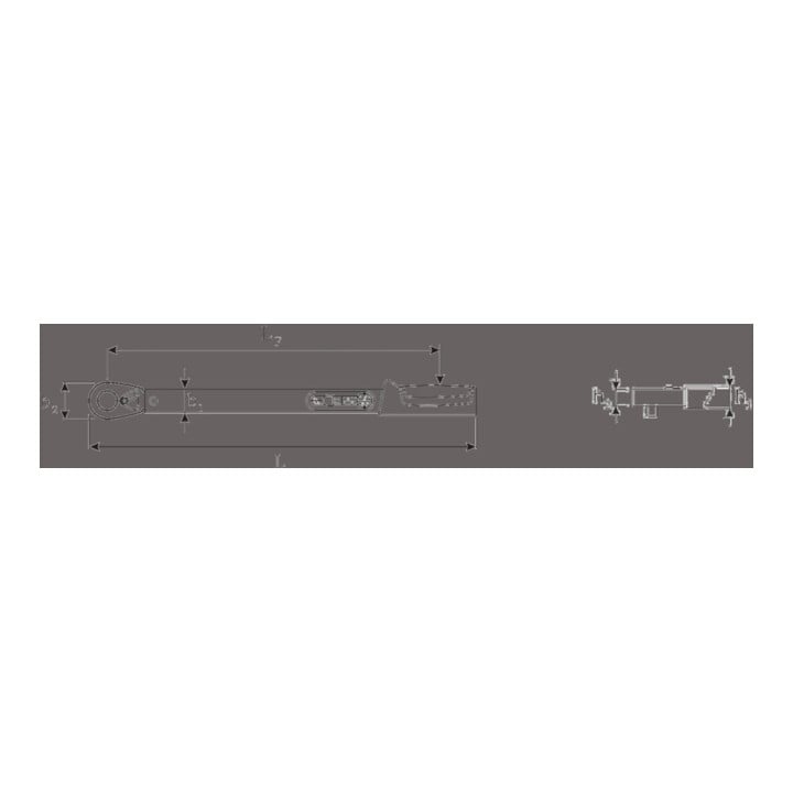 Stahlwille Momentsleutel MANOSKOP® Nr.721/15 QUICK 30-150 N-m Vierkantaandrijving 1/2"