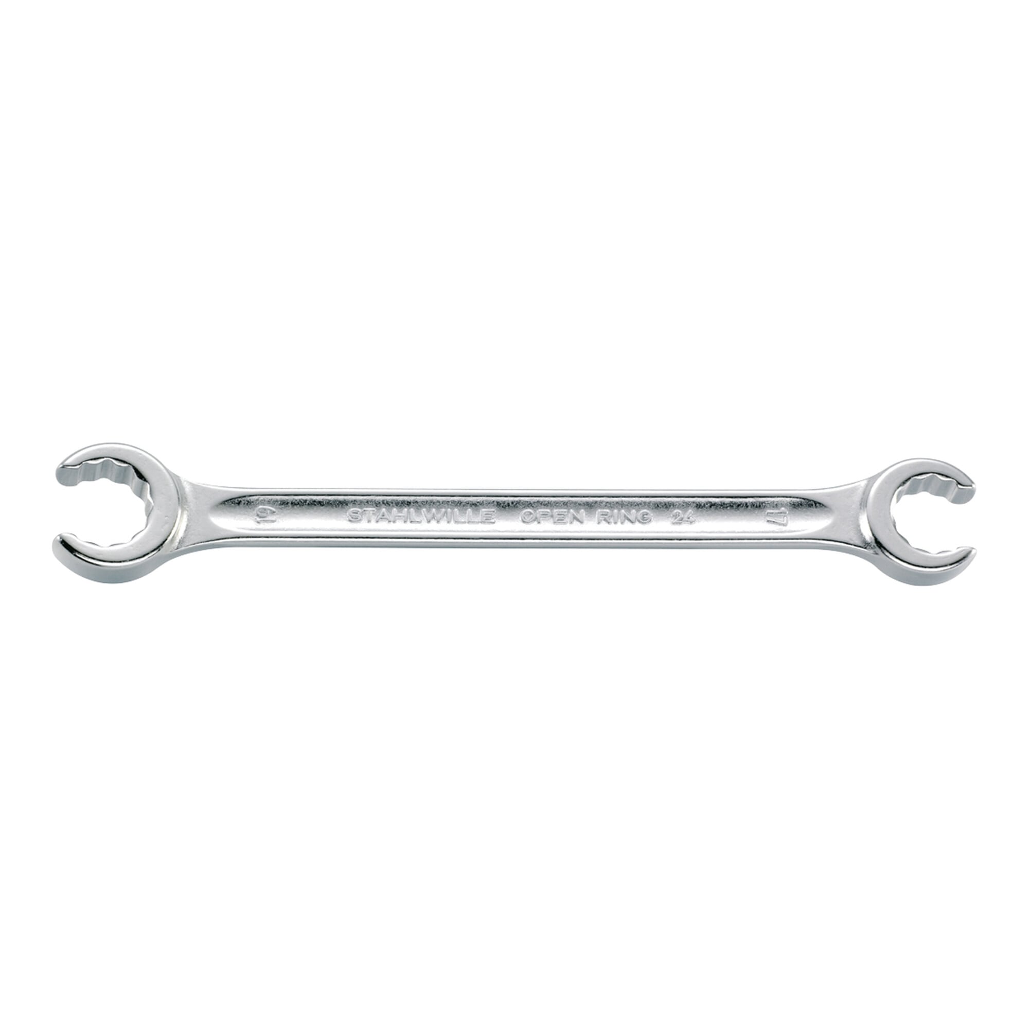 Stahlwille Offener Doppelringschlüssel abgew. OPEN-RING SW.27 x 36mm L.300mm