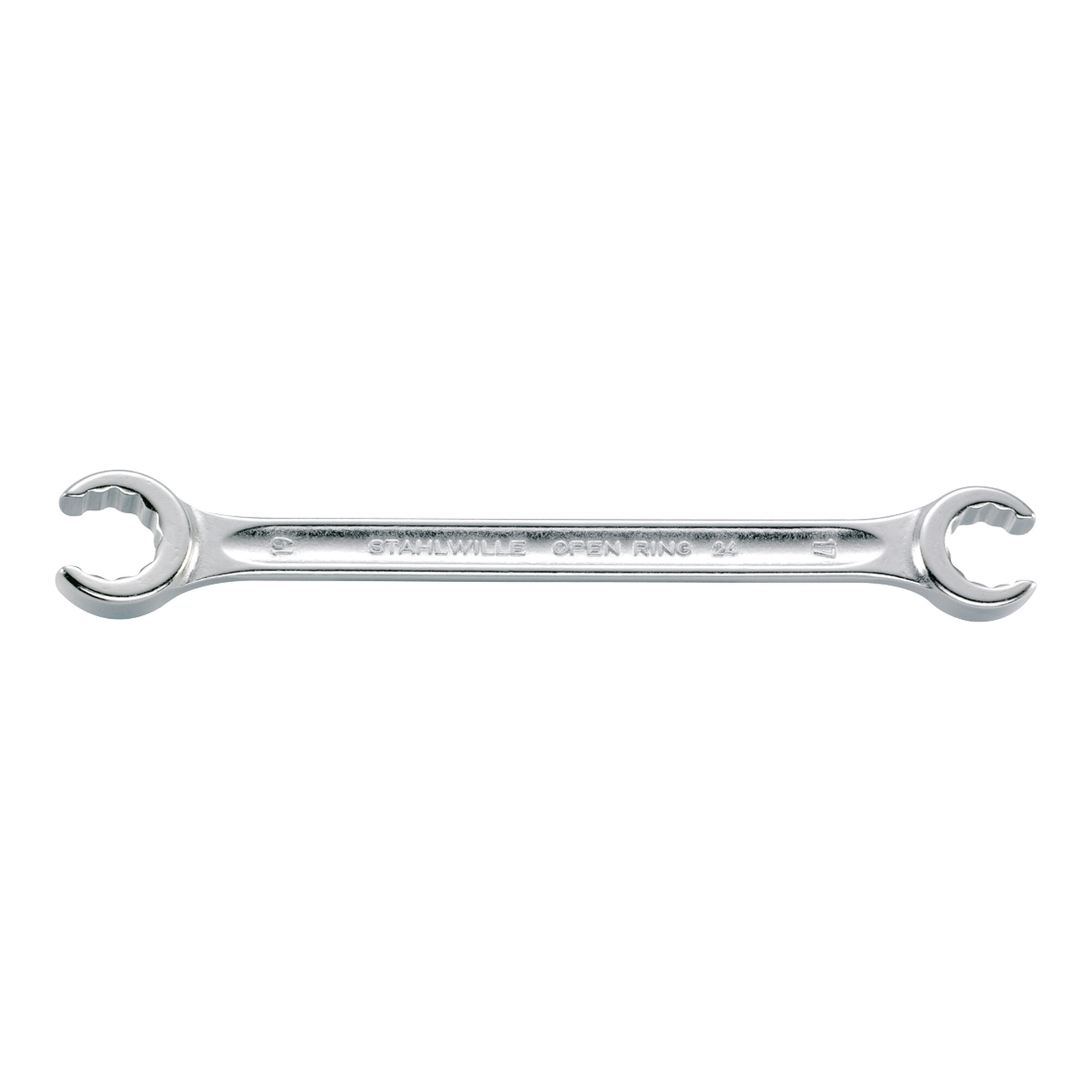 Stahlwille Offener Doppelringschlüssel abgew. OPEN-RING SW.3/4 x 1" L.232mm