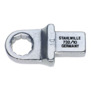 Stahlwille opzetringsleutel 732/10 voor gereedschapshouder 9x23