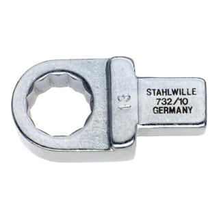 Stahlwille opzetringsleutel 732/10 voor gereedschapshouder 9x23