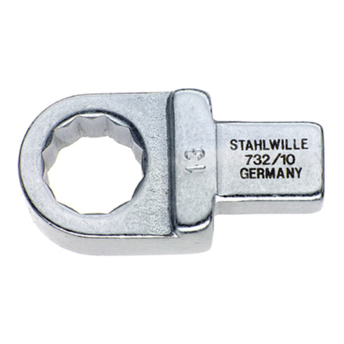 Stahlwille opzetringsleutel 732/10 voor gereedschapshouder 9x23