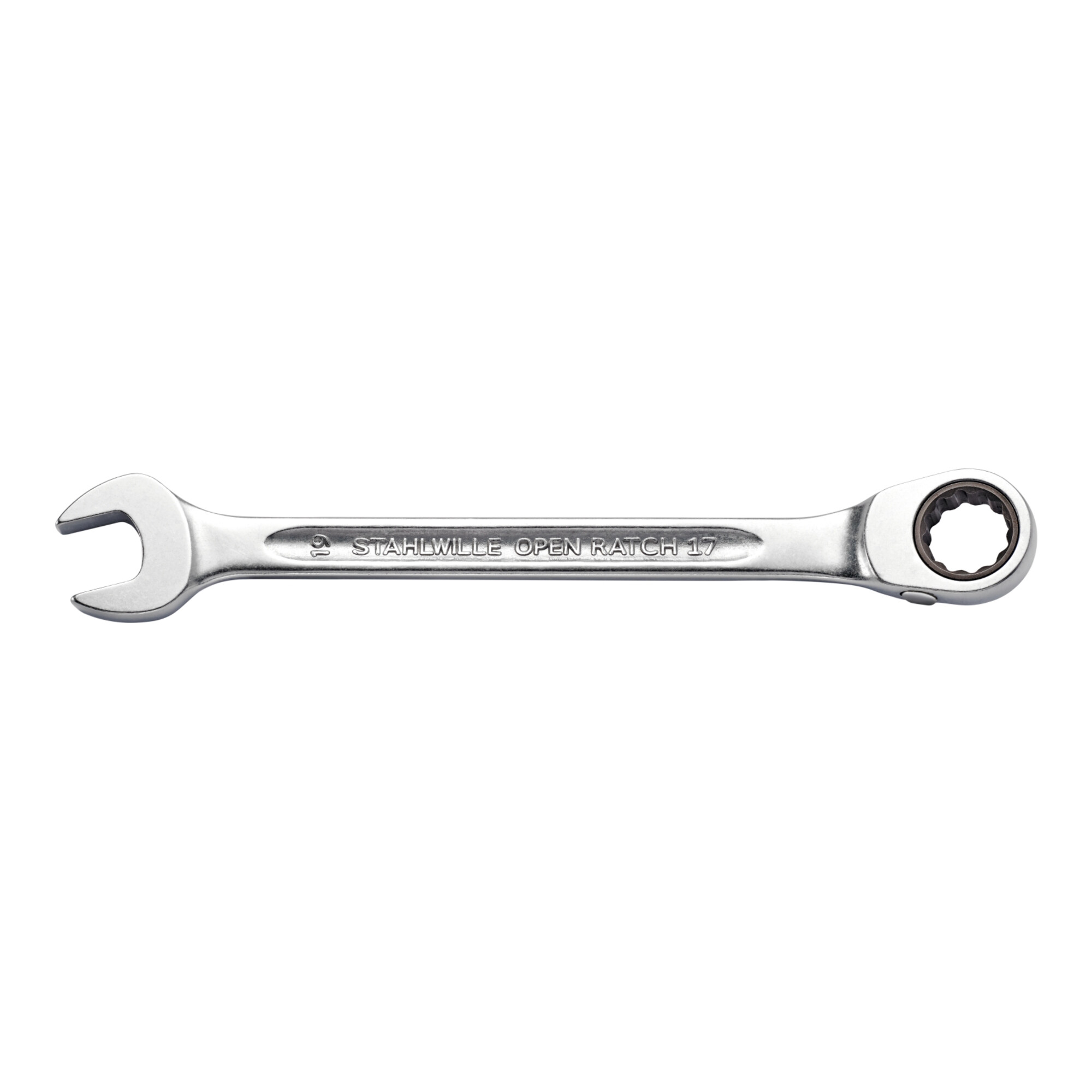Stahlwille Ratschen-Ringmaulschlüssel OPEN-RATCH SW.14mm L.190mm