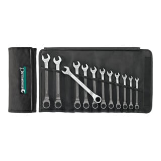 Stahlwille Ratschenringmaulschlüssel-Satz OPEN RATCH 17A/12 1/4 - 1" 12 tlg.