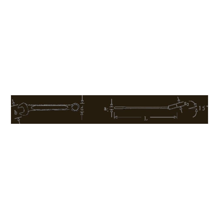Stahlwille Ringmaulschlüssel Satz DIN 3113 A 6-teilig 7–19 mm