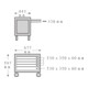 Stahlwille Rollbox m.Schubladen CONVERTA rot, RAL 3020 kombinierbar m.Nr.920-3