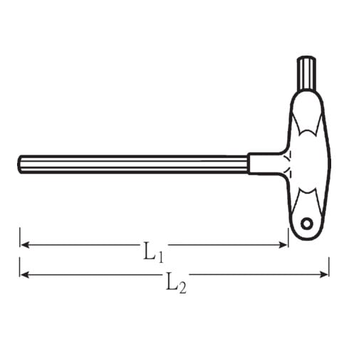 Stahlwille Schraubendreher 10768-2K mit Quergriff