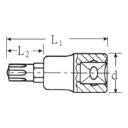 Stahlwille schroefbits 54CV-3