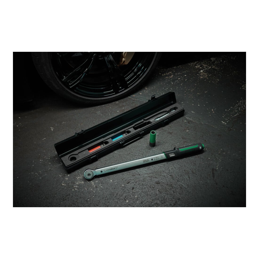 Stahlwille Set chiavi dinamometriche 1/2" 40-200 N·m, set montaggio ruote 5 pz. 750NR/200/3/1