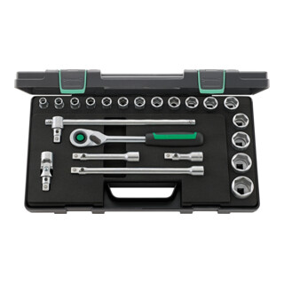 Stahlwille Set di chiavi a bussola 1/2", 12,5mm, n.52/16/6QR KN, 22pz.