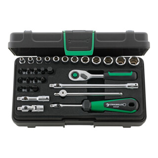 Stahlwille Set di chiavi a bussola 1/4", 6,3mm, n.40/24/6QR KN, 30pz.
