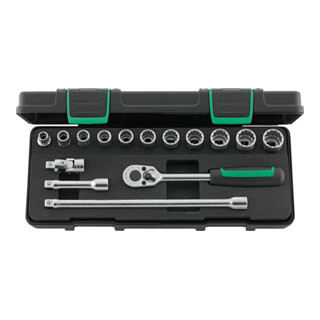 STAHLWILLE Set di chiavi a bussola con attacco quadro 3/8" 15pz., Modello: 12