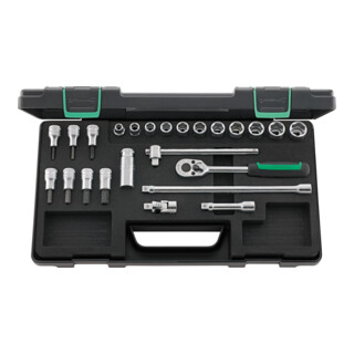 STAHLWILLE Set di chiavi a bussola con attacco quadro 3/8" 24pz., Modello: 6