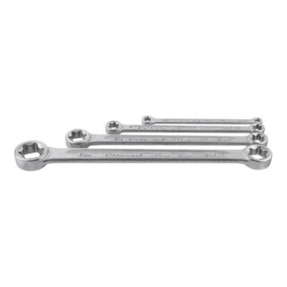 Stahlwille Set di chiavi poligonali doppie, diritte, per viti TX, 4pz.