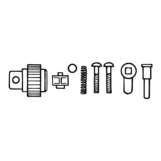 STAHLWILLE Set di pezzi di ricambio da 3/8"