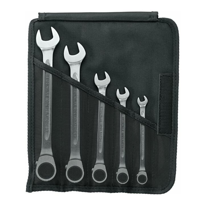 Stahlwille set steek-ringratelsleutel OPEN-RATCH No.17/5 5dlg.