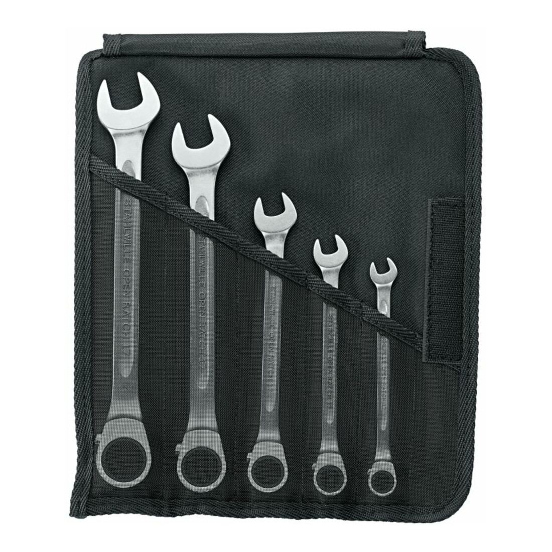 Stahlwille set steek-ringratelsleutel OPEN-RATCH No.17/5 5dlg.