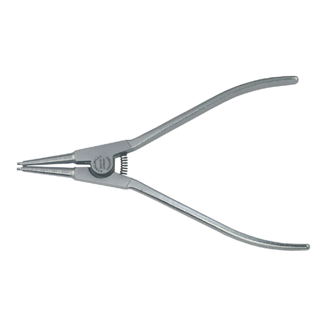 Stahlwille Sicherungsringzange f.Außenringe Gr.A 1 L.140mm Spitzen-D.1,3mm Kopf mattverchromt Griffe verchromt kariert