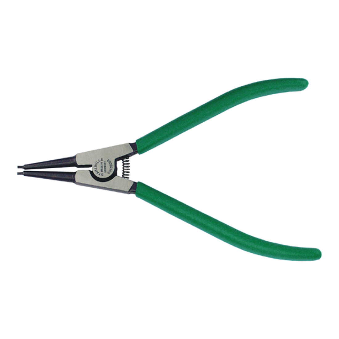 Stahlwille Sicherungsringzange f.Außenringe Gr.A 2 L.180mm Spitzen-D.1,8mm Kopf poliert Griffe Ku.Hülle geraut