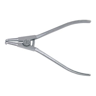 Stahlwille Sicherungsringzange f.Außenringe Gr.A 41 L.290mm Spitzen-D.3,2mm Kopf mattverchromt Griffe verchromt kariert
