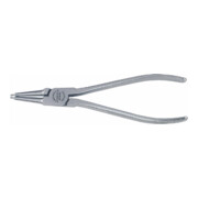 Stahlwille Sicherungsringzange f.Innenringe Gr.J 0 L.140mm Spitzen-D.0,9mm Kopf mattverchromt Griffe verchromt kariert-1