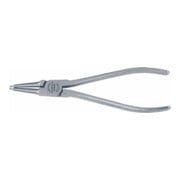 Stahlwille Sicherungsringzange f.Innenringe Gr.J 1 L.140mm Spitzen-D.1,3mm Kopf mattverchromt Griffe verchromt kariert-1