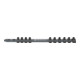Stahlwille Steckschlüsselleiste 10 Halteklammern L.255 mm 46g