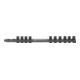 Stahlwille Steckschlüsselleiste 10 Halteklammern L.255 mm 54g