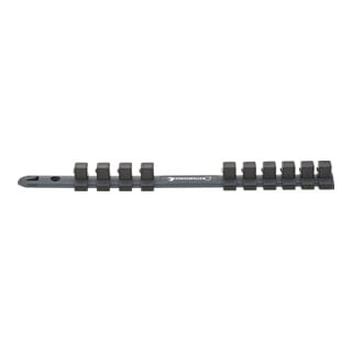 Stahlwille Steckschlüsselleiste 10 Halteklammern L.307 mm