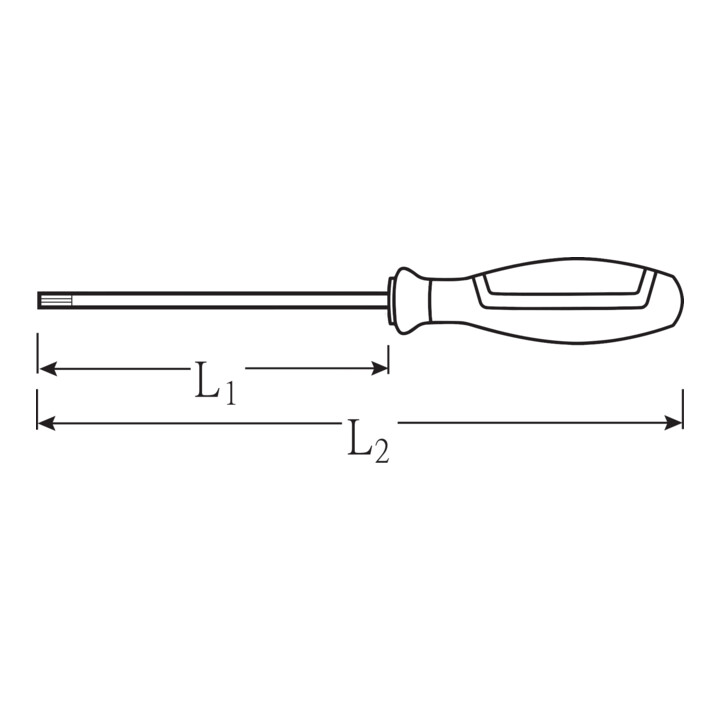 Stahlwille 4650 TORX®-Schraubendreher DRALL