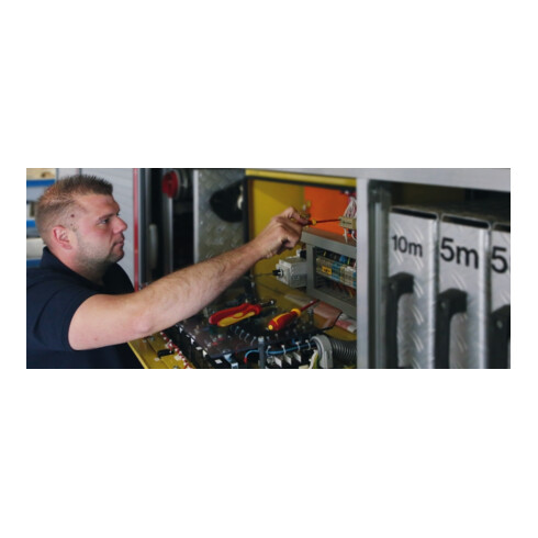 Stahlwille VDE-Kraftseitenschneider L.250mm Kopf verchromt Griffe tauchisoliert, DIN EN 60900, isol.1000V   AC/1000 V