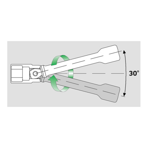 Stahlwille 509W Verlängerungen mit wobble-drive