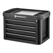 Stahlwille Werkstattwagen 93/6 A + TOP BOX + Arbeitsstrahler 93 Trolley + Box 10 Schubl. 0 x 0 x 0 mm TTS 93/6 anthrazit, RAL 7016, 93 TOP BOX schwarz, RAL 9005-4
