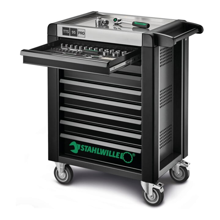 Stahlwille Werkstattwagen 95/8 PRO 8 Schubl. 496 x 827 x 1020 mm anthrazit, RAL 7016; schwarz RAL 9005
