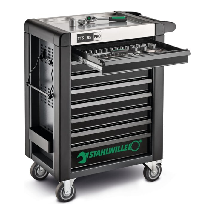 Stahlwille Werkstattwagen 95/8 PRO 8 Schubl. 496 x 827 x 1020 mm anthrazit, RAL 7016; schwarz RAL 9005