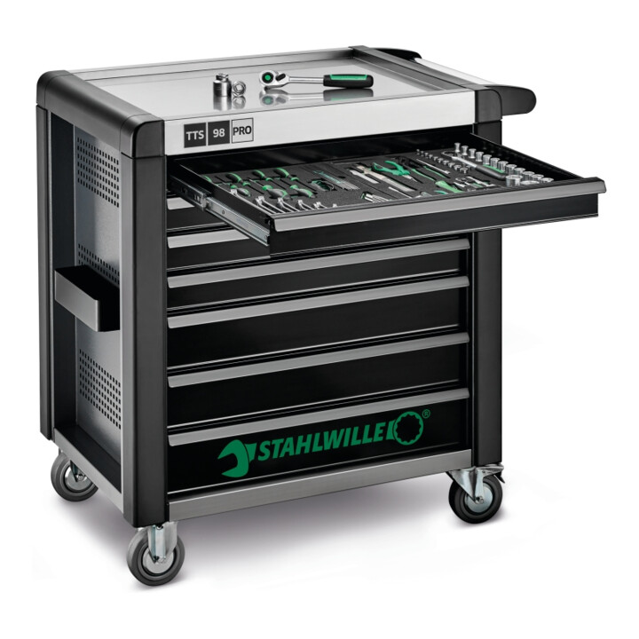 Stahlwille Werkstattwagen 98/7 PRO 7 Schubl. 651 x 1001 x 1020 mm anthrazit, RAL 7016; schwarz RAL 9005