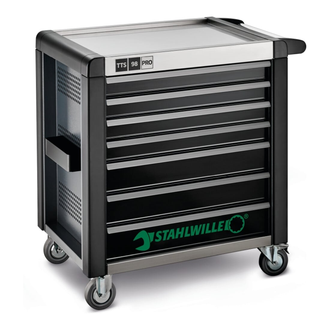 Stahlwille Werkstattwagen 98/7 PRO 7 Schubl. 651 x 1001 x 1020 mm anthrazit, RAL 7016; schwarz RAL 9005
