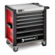 Stahlwille Werkstattwagen 98/7 PRO 7 Schubl. 651 x 1001 x 1020 mm rot, RAL 3020; schwarz RAL 9005-4