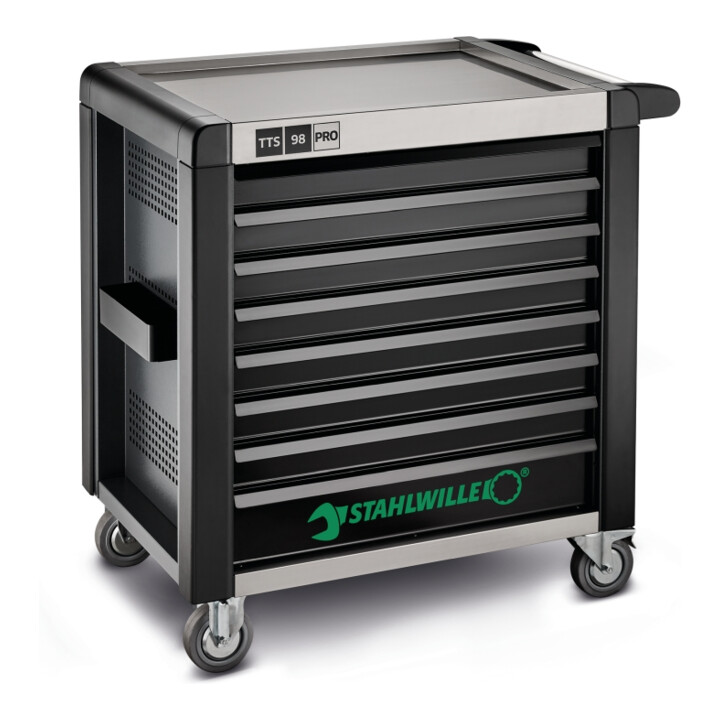 Stahlwille Werkstattwagen 98/8 PRO 8 Schubl. 651 x 1001 x 1020 mm anthrazit, RAL 7016; schwarz RAL 9005